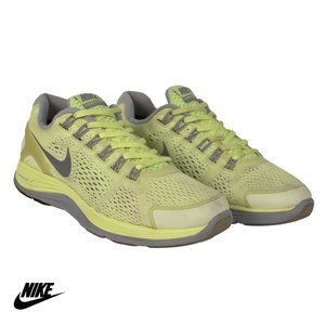 Nike Women's Lunar Glide+4 Running Shoes Voltage/Reflect Silver-Voltage